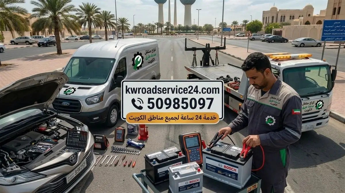 تبديل بطاريات سيارات متنقل واشتراك بطارية في الكويت 24 ساعة 50985097
